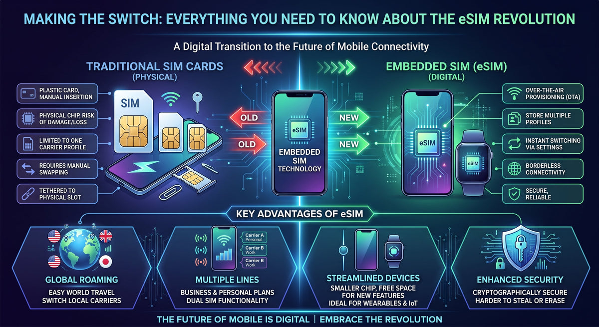 Making the Switch: Everything You Need to Know About the eSIM Revolution