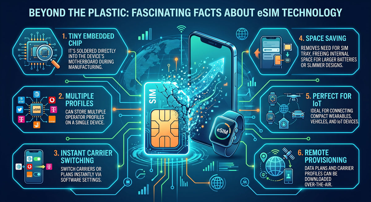 Beyond the Plastic: Fascinating Facts About eSIM Technology